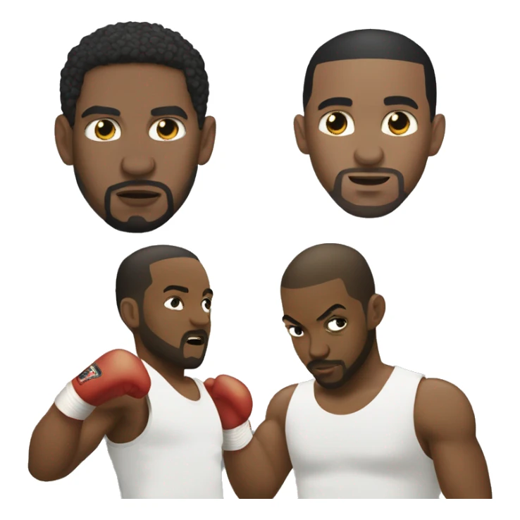 kendrick lamar boxing drake sticker