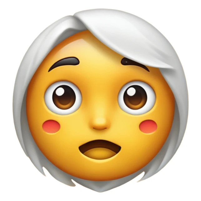 Tilted to the side  sticker