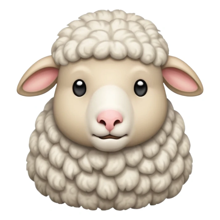 Sad sheep  sticker