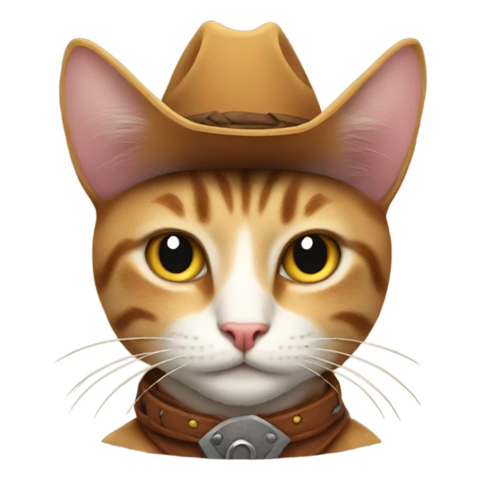 Cowboy cat sticker
