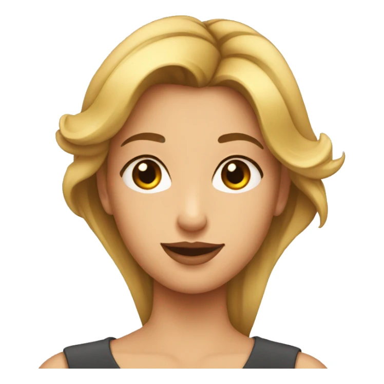 une jolie fille sticker