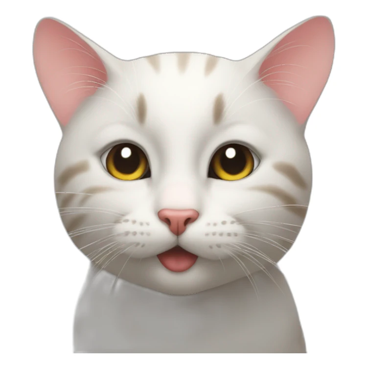 cat kiss mouse sticker