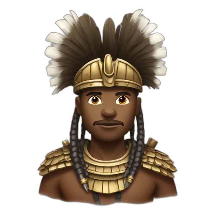 Zulu warrior sticker