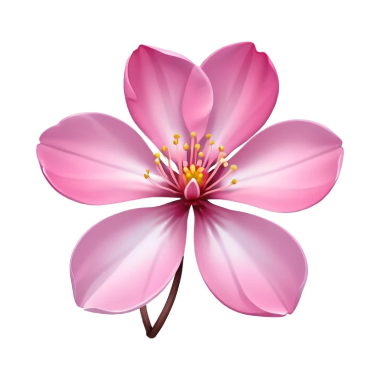 sakura flower with a pink gradient sticker