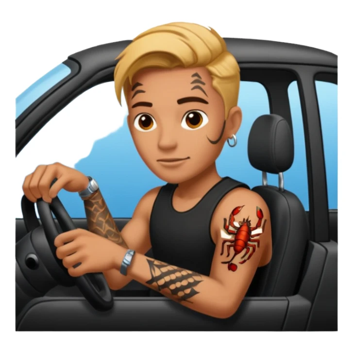 Scorpio n car sticker