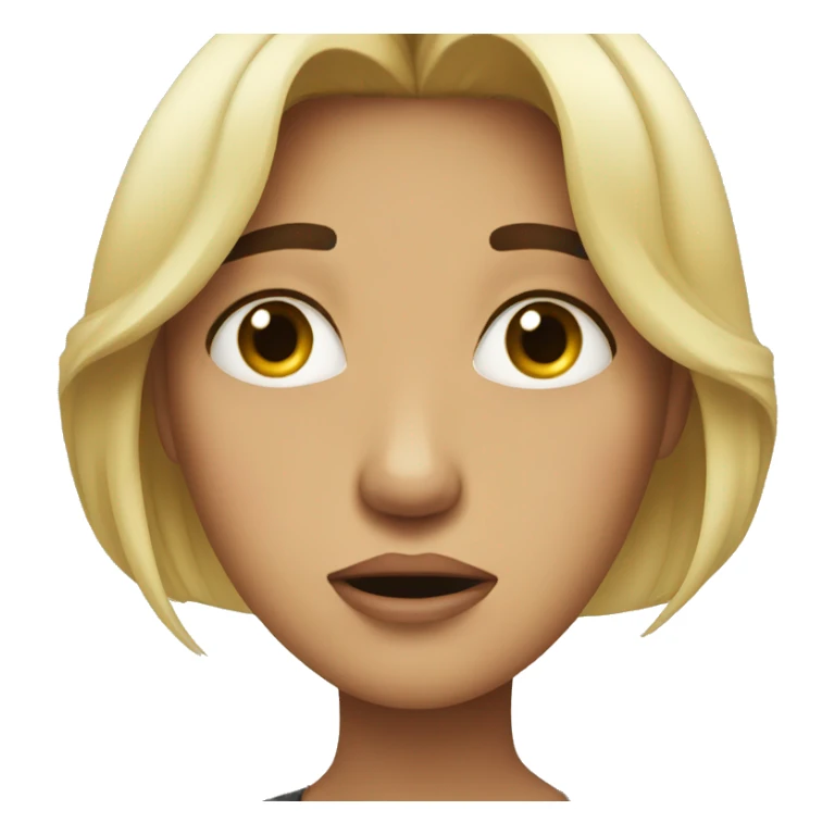 pretty lady crying sticker