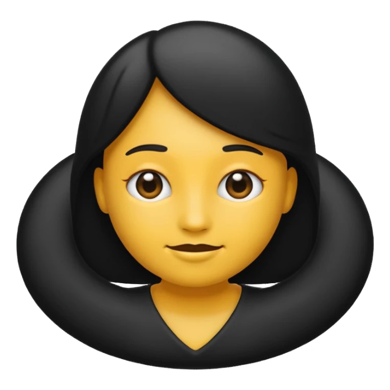 black "Mrs. or Mr." emoji sticker