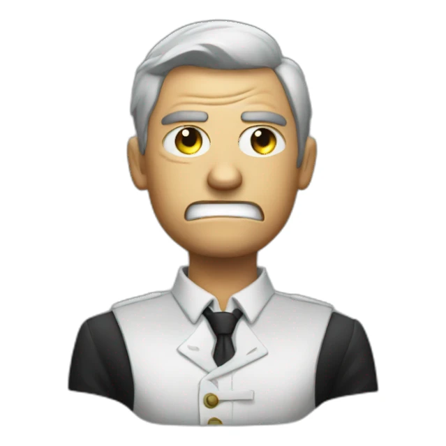 Angry sommelier sticker