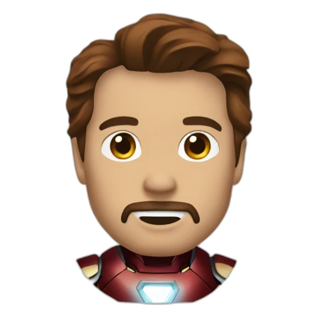 tony iron man sticker