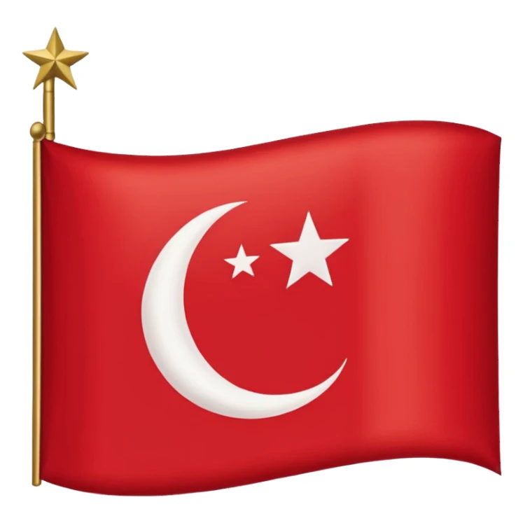 Osmanlı bayrağı  sticker