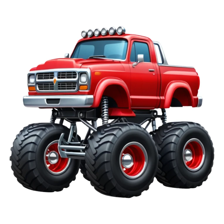 Monster truck sticker