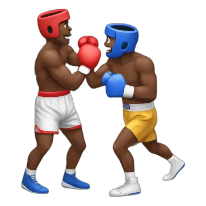 boxing championship sticker