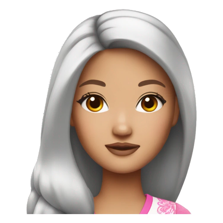 asian Barbie  sticker