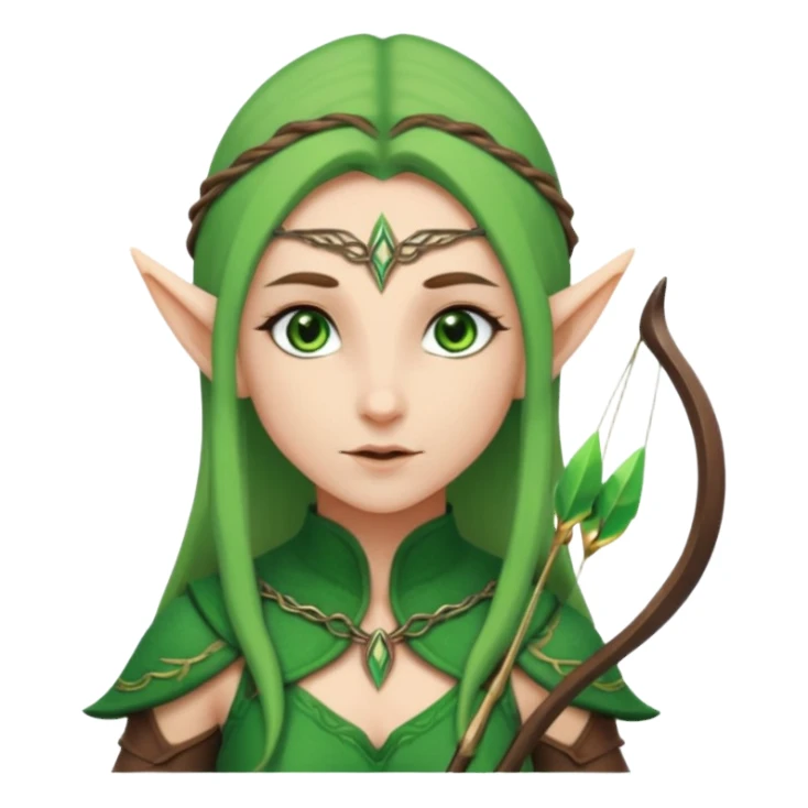 Elf Archer sticker