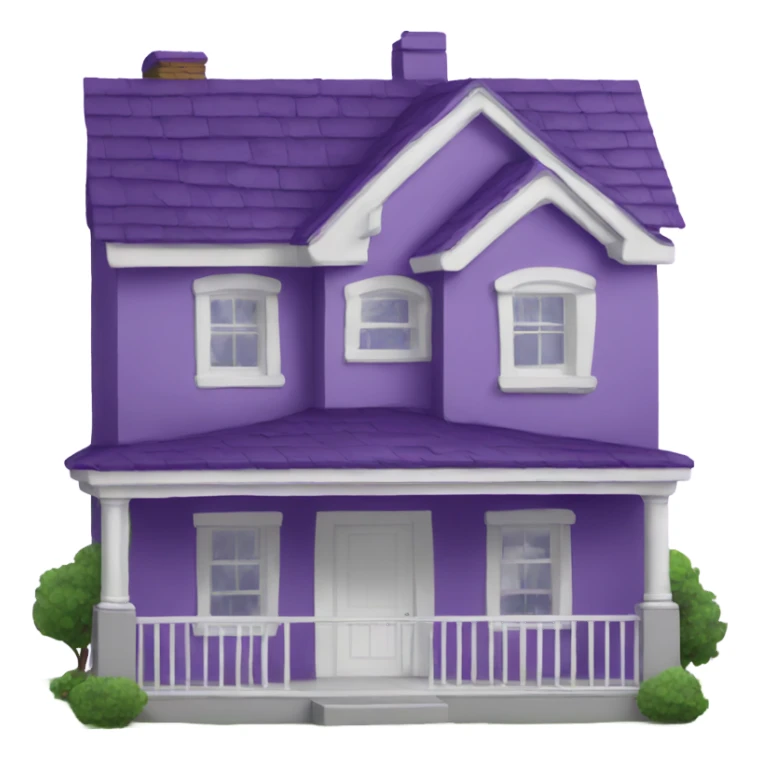 House purple one sticker