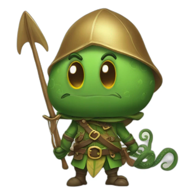 Robin hood pulpo sticker