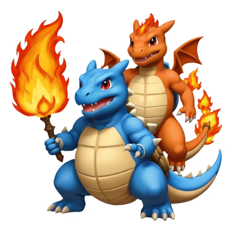 Pokemon red and green legendary sticker