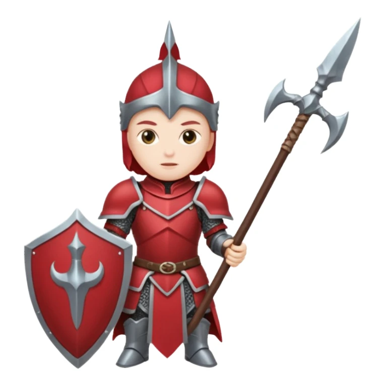 War + crimson armor + halberd sticker