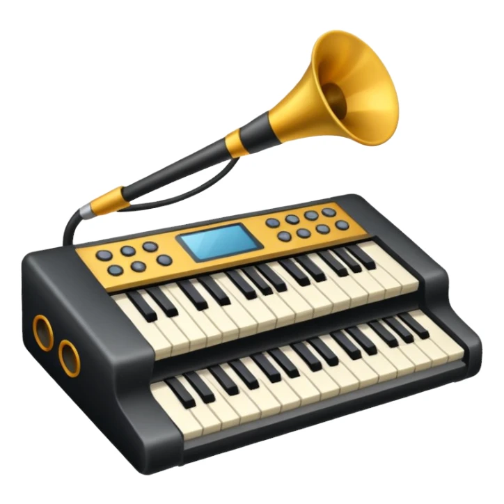 electronic music instrument sticker