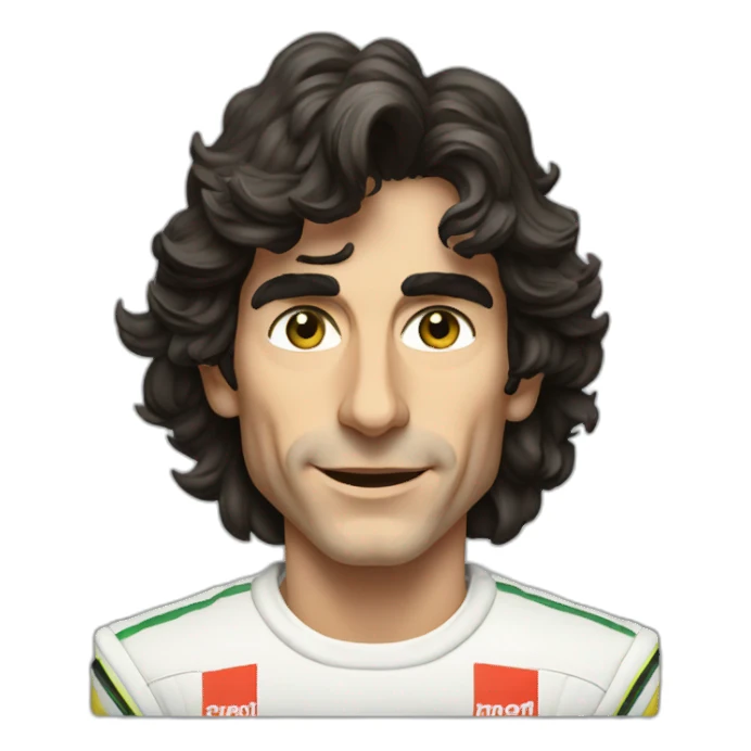 ayrton senna sticker