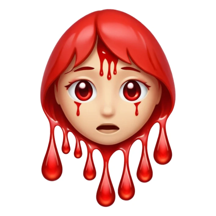 bloody tears sticker