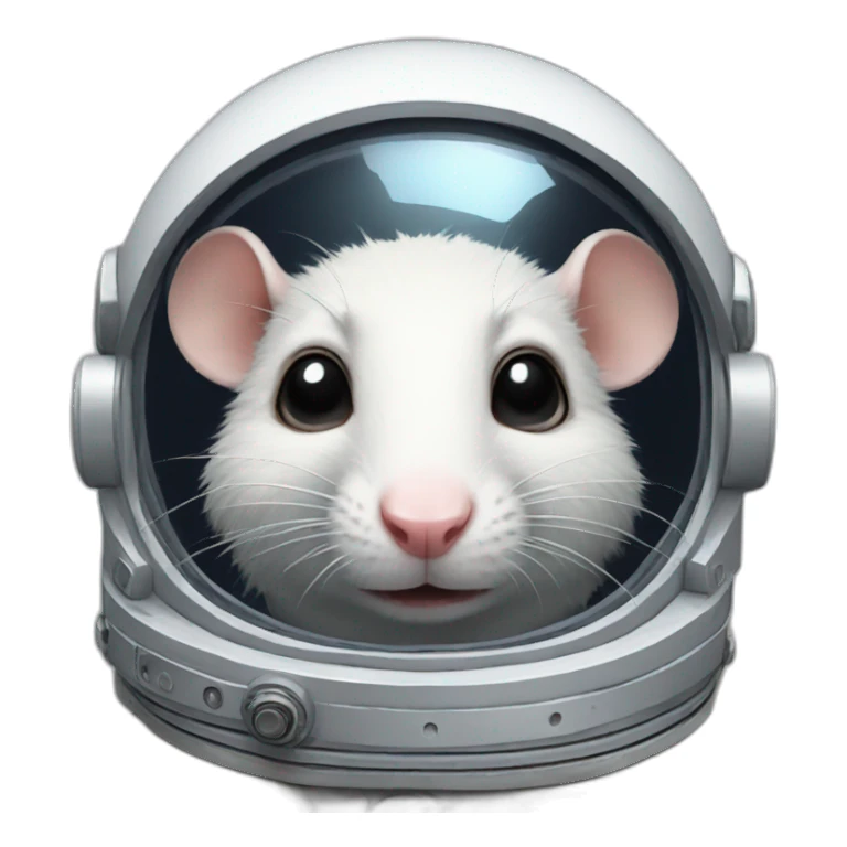 astronaut rat sticker