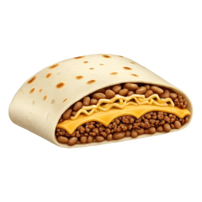 folded snacks,burrito sandwich sticker