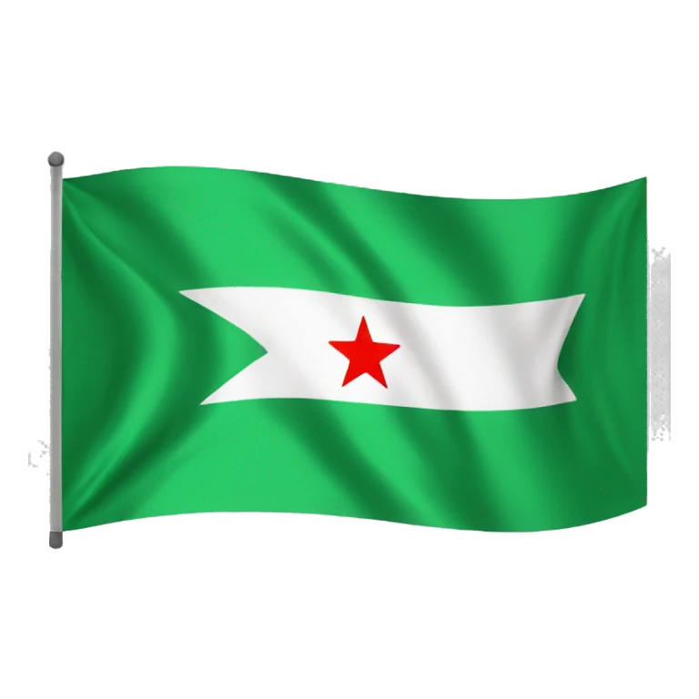 Green Syria flag sticker