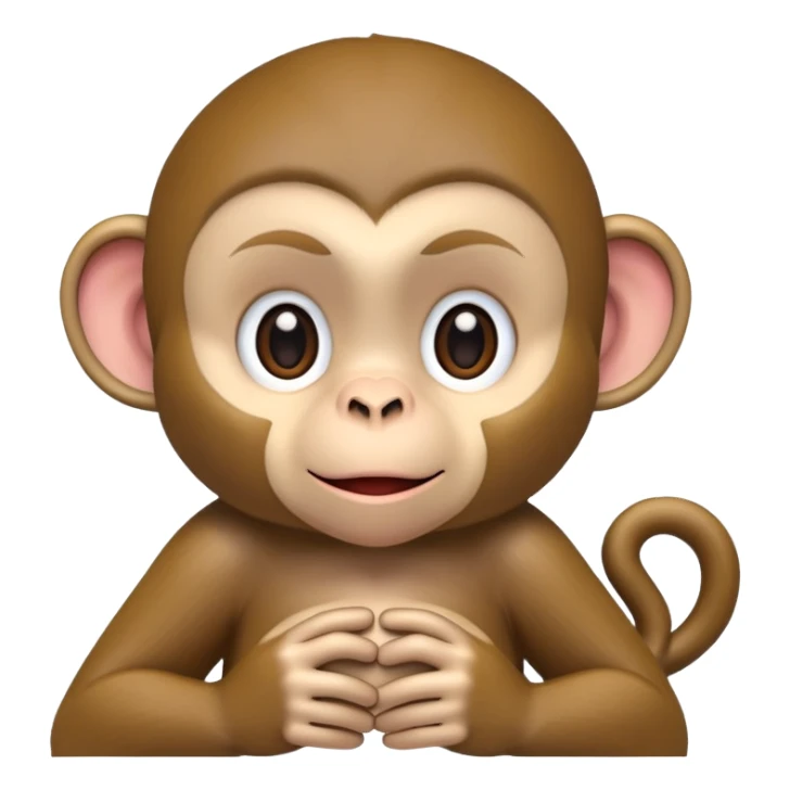 a female monkey who is autistic sticker
