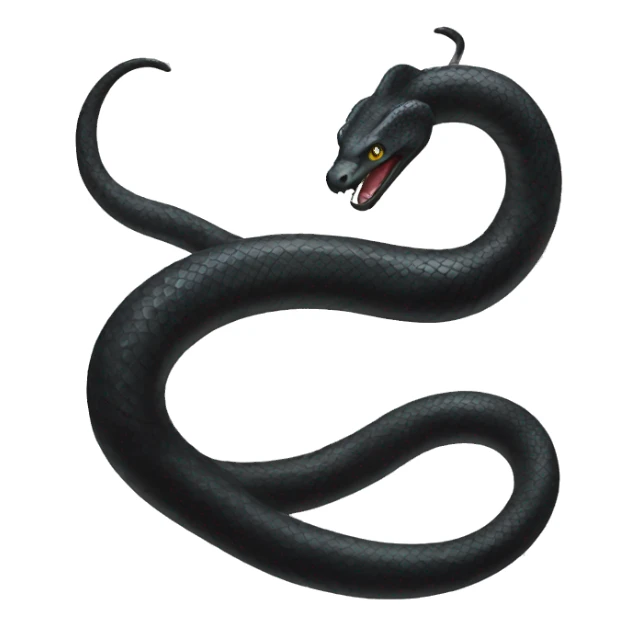 black serpent sticker