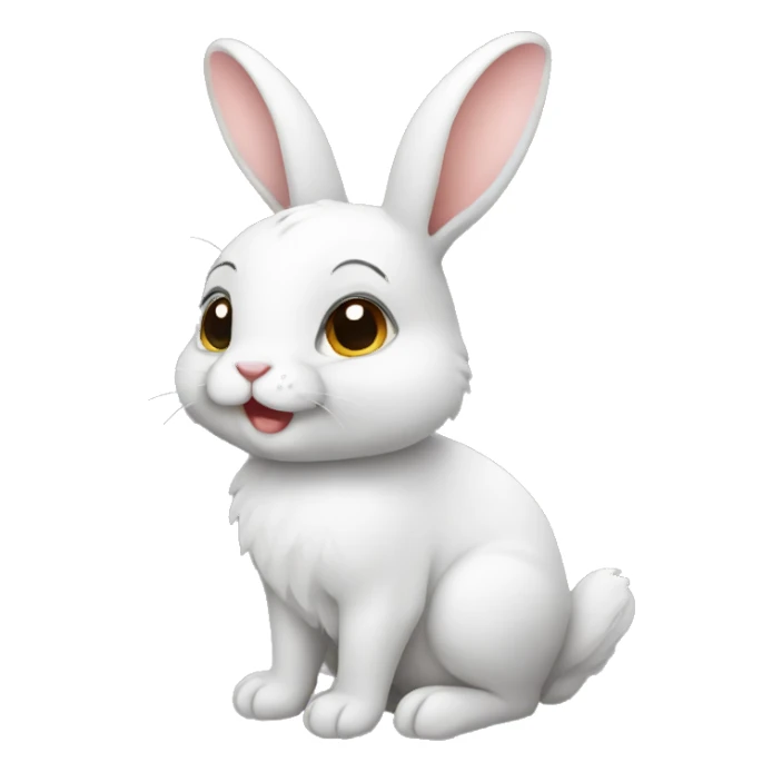 cute little rabbit sticker