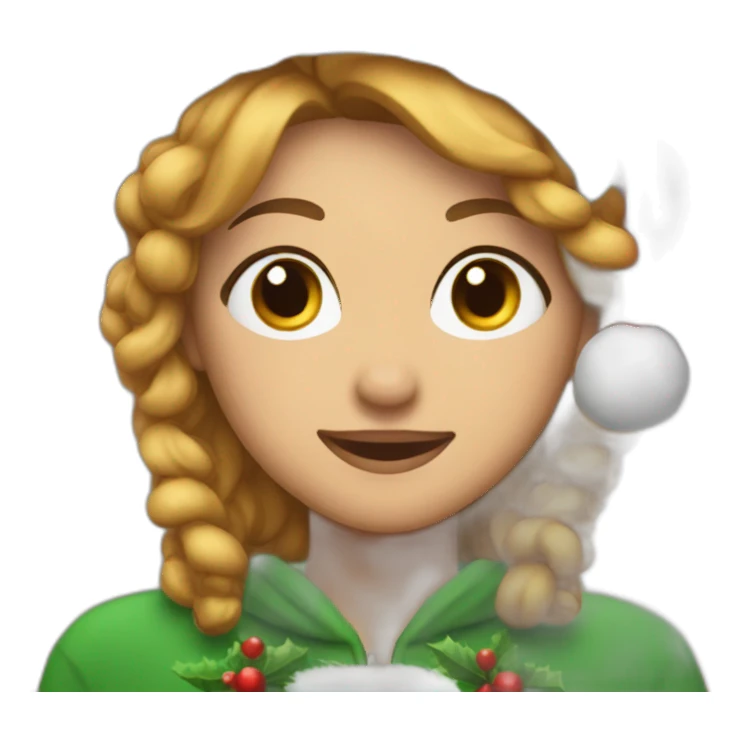 christmas boenie sticker