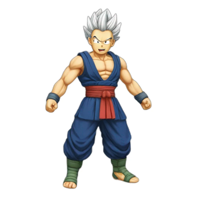 Sangohan supuer sayan sticker