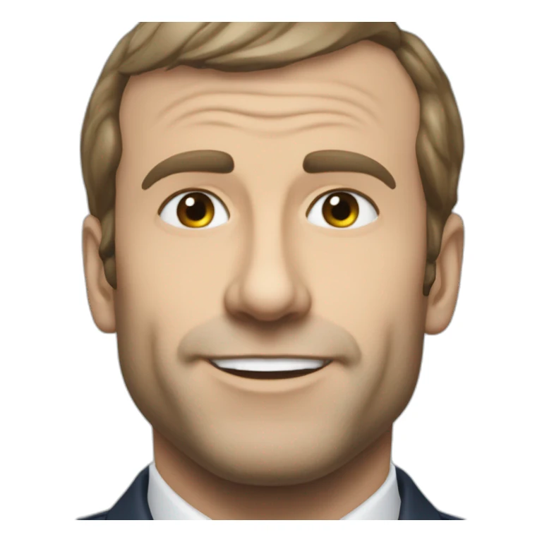 Macron sur marine sticker