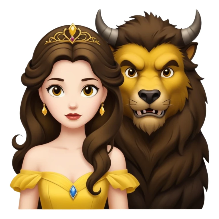 Beauty and the beast  sticker
