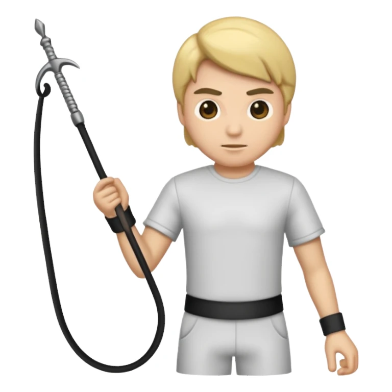 men with whips sticker