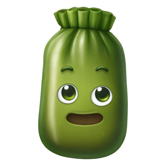 Pickle in a pouch sticker