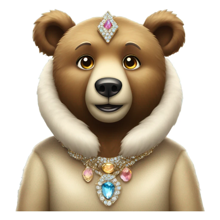 Rich bear sticker