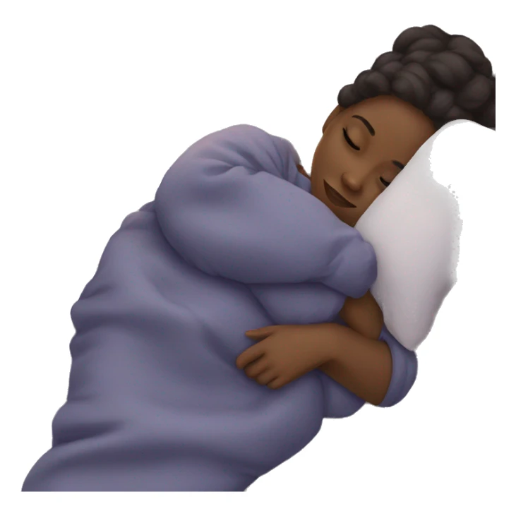 A girl sleeping with dream  sticker