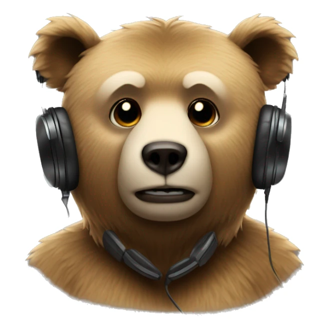 Bear Dj sticker