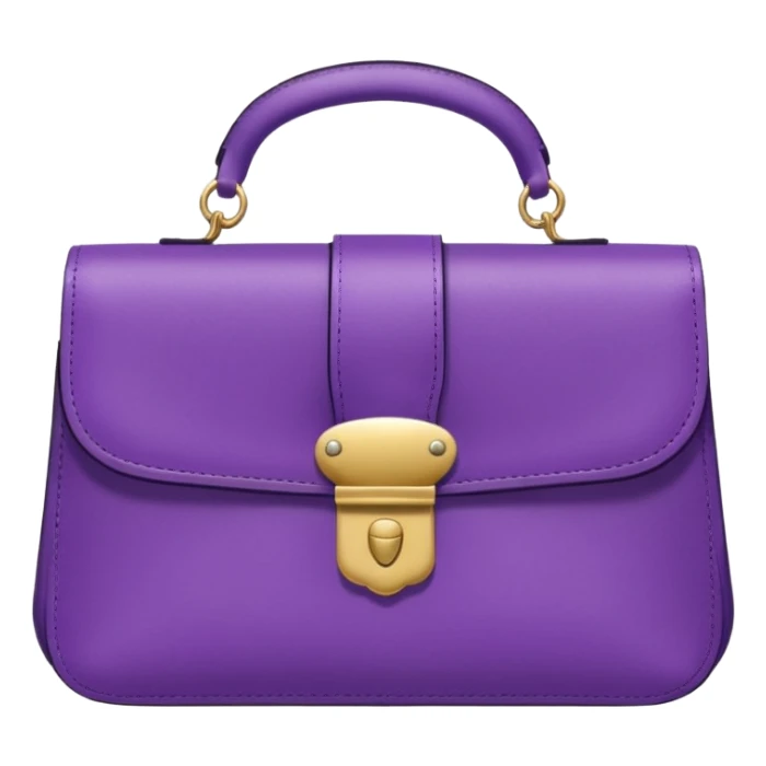Purple purse sticker