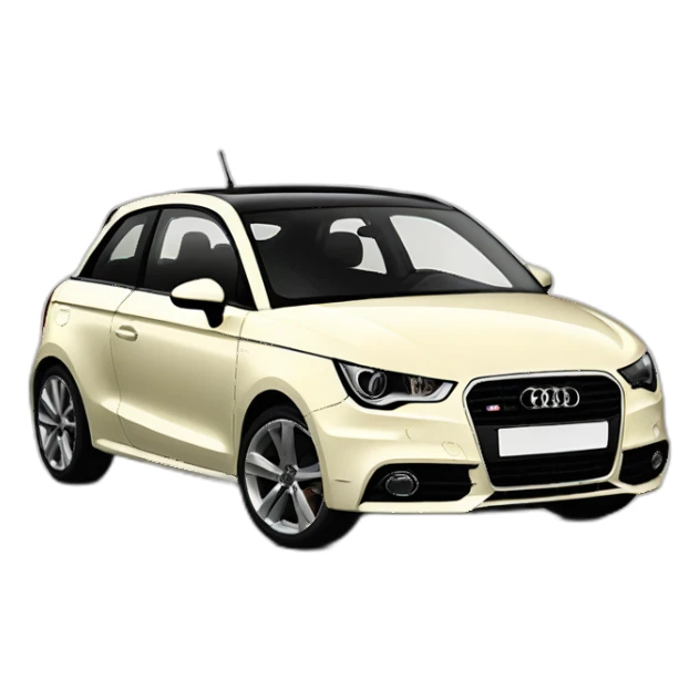 Cream Audi a1 s line 2011 sticker