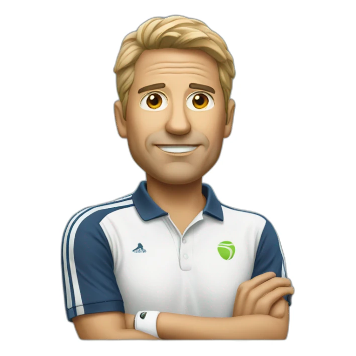 Coach of tennis  sticker