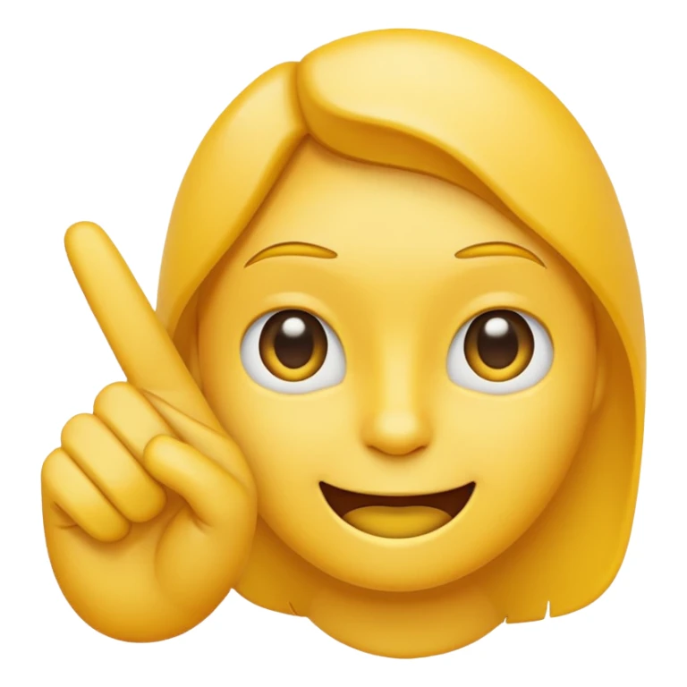 Flipping off emoji sticker