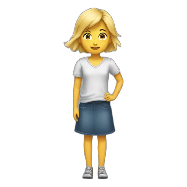 Fille embrassant un garçon sticker