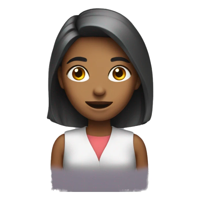 Marketing girl impressed sticker