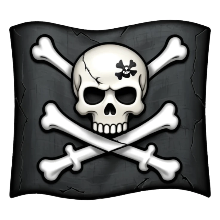 pirates flag sticker