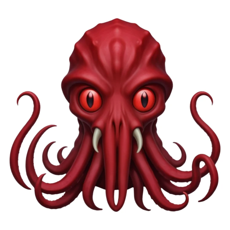 DarkRed The Mind Flayer sticker