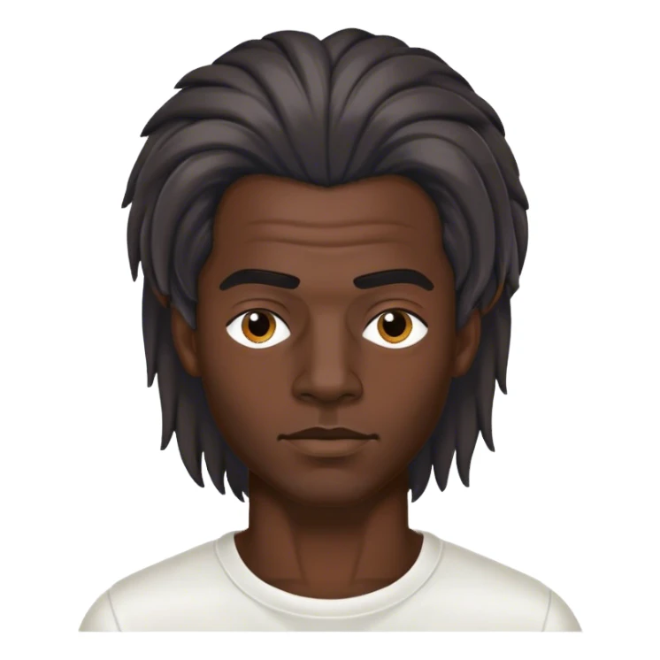 Dark-skin Guy with Freeforms wearing margiela  sticker