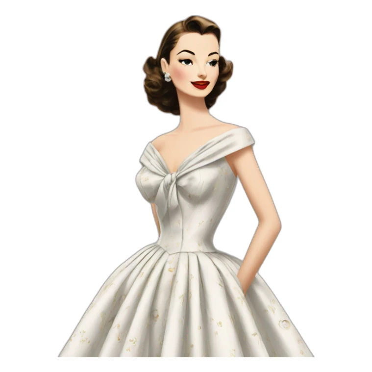 dior 1949 junon dress sticker